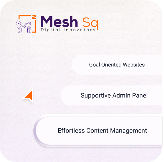MeshSq website features visual